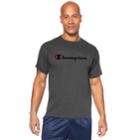 Big & Tall Champion Modern-fit Logo Tee, Men's, Size: Xl Tall, Dark Grey