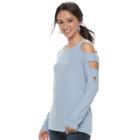 Juniors' Pink Republic Ladder-sleeve Top, Teens, Size: Xl, Turquoise/blue (turq/aqua)