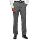 Men's Apt. 9&reg; Premier Flex Slim-fit Flat-front Suit Pants, Size: 34x38, Gray Texture