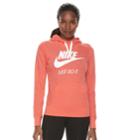 Women's Nike Sportswear Gym Vintage Hoodie, Size: Medium, Med Orange