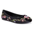 Muk Luks Romy Women's Ballet Flats, Size: 6, Black