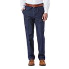 Men's Haggar&reg; Work To Weekend&reg; Classic-fit Flat-front Denim Pants, Size: 34x34, Blue (navy)
