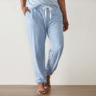 Plus Size Sonoma Goods For Life&trade; Back To Basics French Terry Jogger Pants, Women's, Size: 3xl, Light Blue