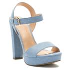 Lc Lauren Conrad Bow Women's High Heel Sandals, Size: 9.5, Blue (navy)