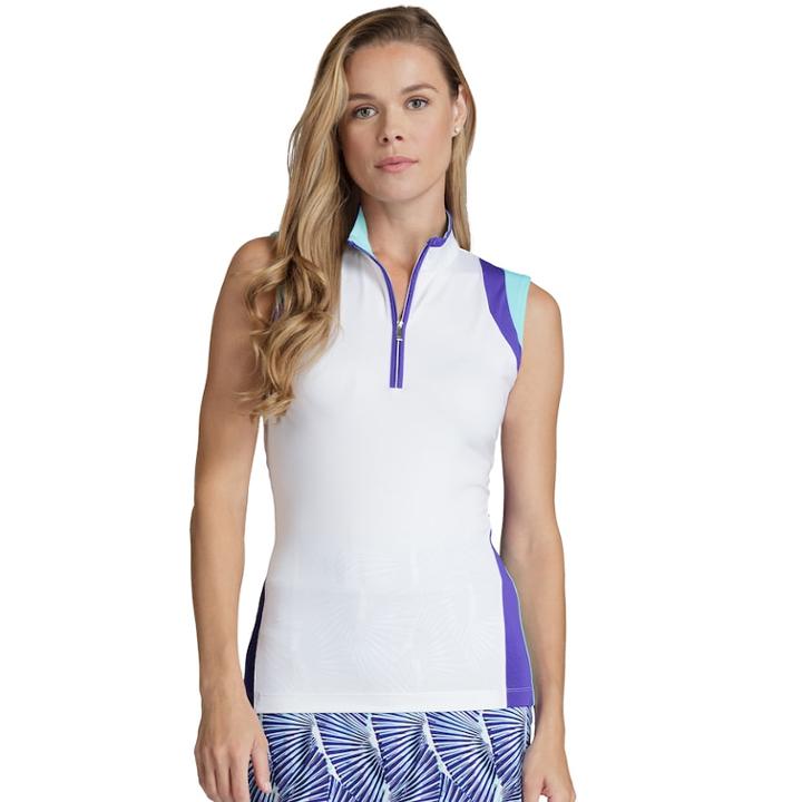 Women's Tail Rori 1/4-zip Tank, Size: Xl, White