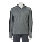 Men's Asics Jersey Quarter-zip Jacket, Size: Medium, Med Grey
