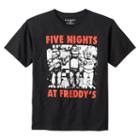 Boys 8-20 Five Nights At Freddy's Tee, Boy's, Size: Small, Black