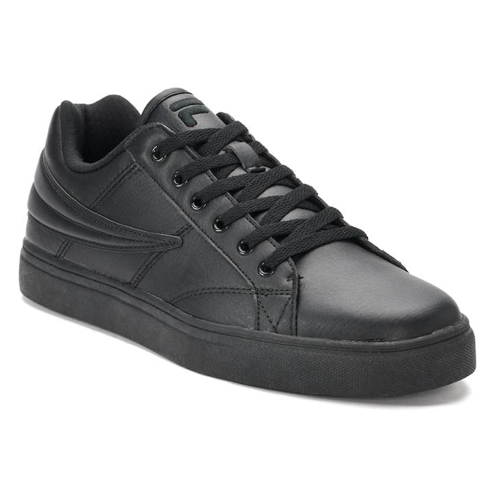 Fila&reg; Smokescreen Low Men's Sneakers, Size: 10.5, Black