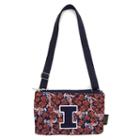 Illinois Fighting Illini Bloom Crossbody Bag, Women's, Multicolor