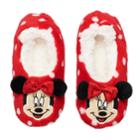 Disney's Minnie Mouse Toddler Girl 3d Slipper Socks, Size: 2t-3t, Red
