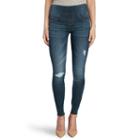 Women's Rock & Republic&reg; Fever Denim Rx&trade; Pull-on Jean Leggings, Size: 10 Avg/reg, Med Blue