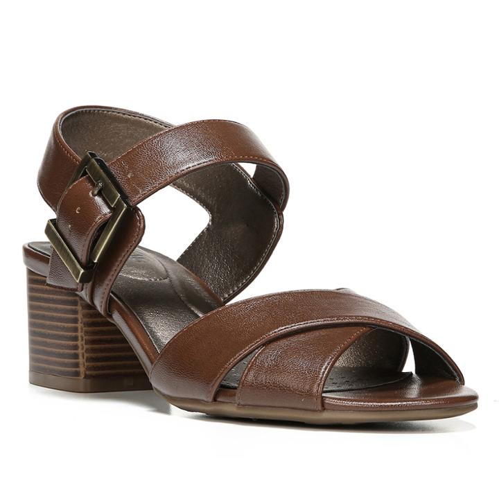 Lifestride Rache Women's Dress Sandals, Size: Medium (9.5), Dark Brown