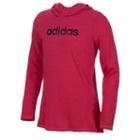 Girls 7-16 Adidas Logo Graphic Hoodie, Size: Xl, Dark Pink