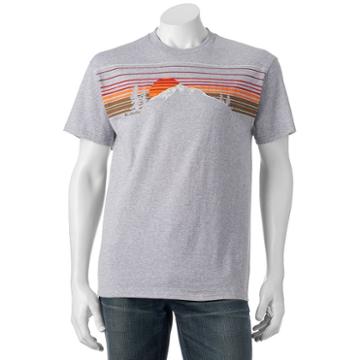 Men's Columbia Camas Highlands Tee, Size: Small, Grey