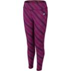 Girls 7-16 New Balance Fashion Printed Performance Tights, Size: 10-12, Drk Purple