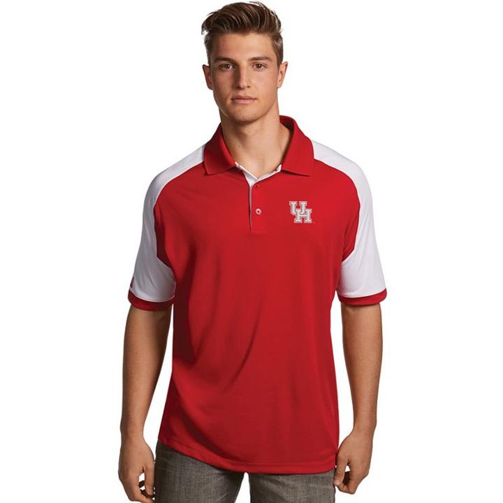Men's Antigua Houston Cougars Century Polo, Size: Medium, Dark Red