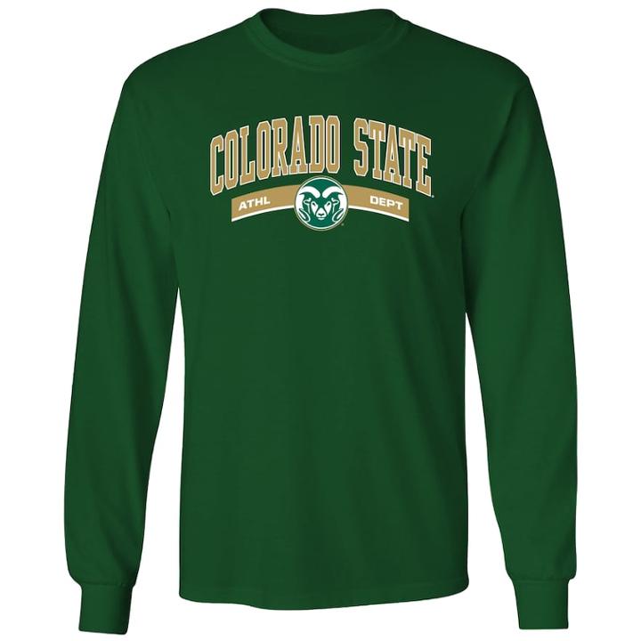 Men's Colorado State Rams Banner Tee, Size: Xl, Dark Green