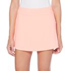 Women's Grand Slam Back Pleat Tennis Skort, Size: Large, Med Pink