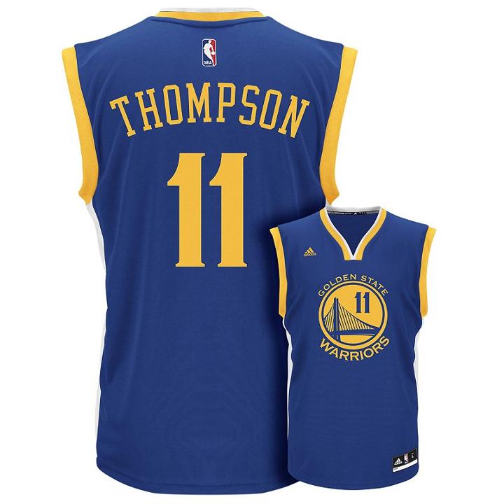 Men's Adidas Golden State Warriors Klay Thompson Replica Jersey, Size: Xl, Blue