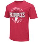 Men's Arkansas Razorbacks Game Day Tee, Size: Medium, Dark Red