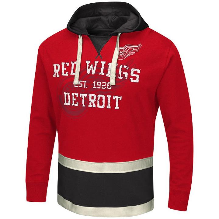 Men's Detroit Red Wings Flow Hoodie, Size: Small, Ovrfl Oth
