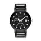 Bulova Men's Diamond Two Tone Stainless Steel Watch - 98d109, Black