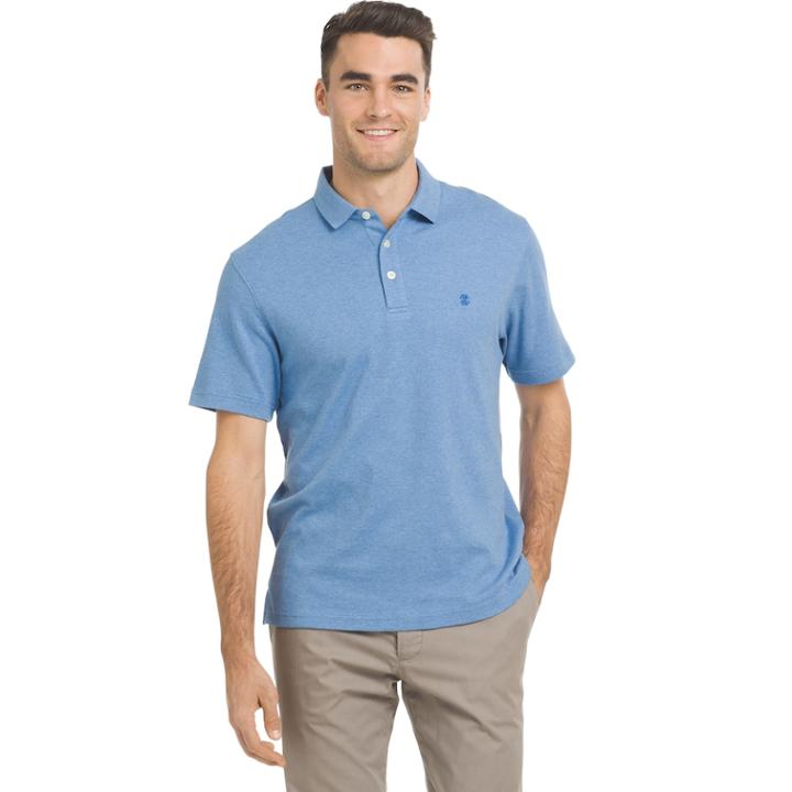 Men's Izod Classic-fit Soft Touch Interlock Polo, Size: Large, Blue