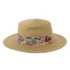 Women's Keds Liberty Straw Boater Hat, White