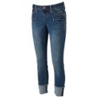 Juniors' Hydraulic Emma Mid Rise Ankle Skinny Jeans, Girl's, Size: 3, Blue
