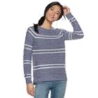 Juniors' So&reg; Lace-up Sleeve Sweater, Teens, Size: Medium, Brt Purple