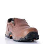 Mcrae Industrial Men's Composite Toe Slip Resistant Work Shoes, Size: 9 Wide, Brown
