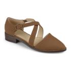 Journee Collection Elina Women's D'orsay Shoes, Girl's, Size: 6, Brown