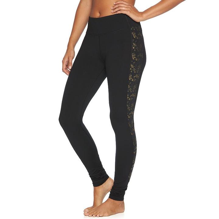Women's Gaiam Charisma Colorblock Yoga Leggings, Size: Xs, Ovrfl Oth