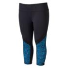 Tek Gear, Plus Size Women's &reg; Performance Capri Workout Leggings, Size: 2xl, Turquoise/blue (turq/aqua)