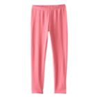 Girls 4-10 Jumping Beans&reg; Long Solid Leggings, Size: 4, Med Pink