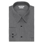 Men's Van Heusen Regular-fit Striped Wrinkle-free Dress Shirt, Size: 15-32/33, Grey (charcoal)