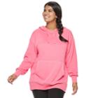 Juniors' Plus Size So&reg; Oversized Sweatshirt, Teens, Size: 1xl, Med Pink