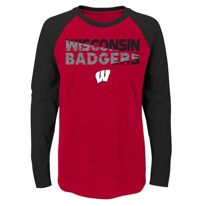 Boys 4-18 Wisconsin Badgers Flux Tee, Size: 6-7, Dark Red