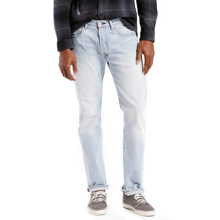 Men's Levi's&reg; 501&trade; Original Fit Jeans, Size: 33x32, Light Blue