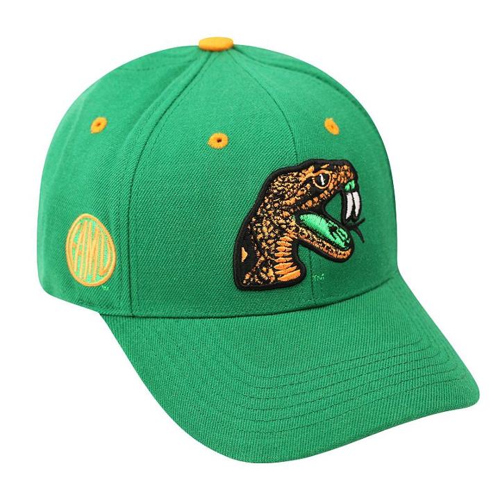 Adult Top Of The World Florida A & M Rattlers Triple Threat Adjustable Cap, Multicolor