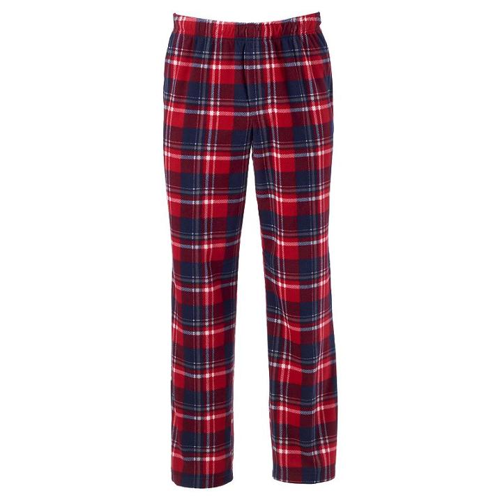 Big & Tall Sonoma Goods For Life&trade; Lounge Pants, Men's, Size: Xxl Tall, Med Red