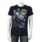 Men's Batman Starry Night Tee, Size: Large, Black