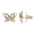 Lc Lauren Conrad Nickel Free Open Butterfly Stud Earrings, Women's, Gold
