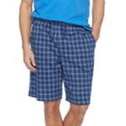Men's Croft & Barrow&reg; True Comfort Knit Sleep Shorts, Size: Medium, Blue (navy)