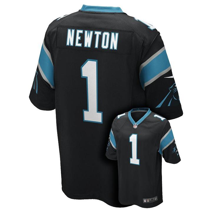 Nike Carolina Panthers Cam Newton Nfl Jersey - Boys 8-20, Boy's, Size: Xl(18/20), Black