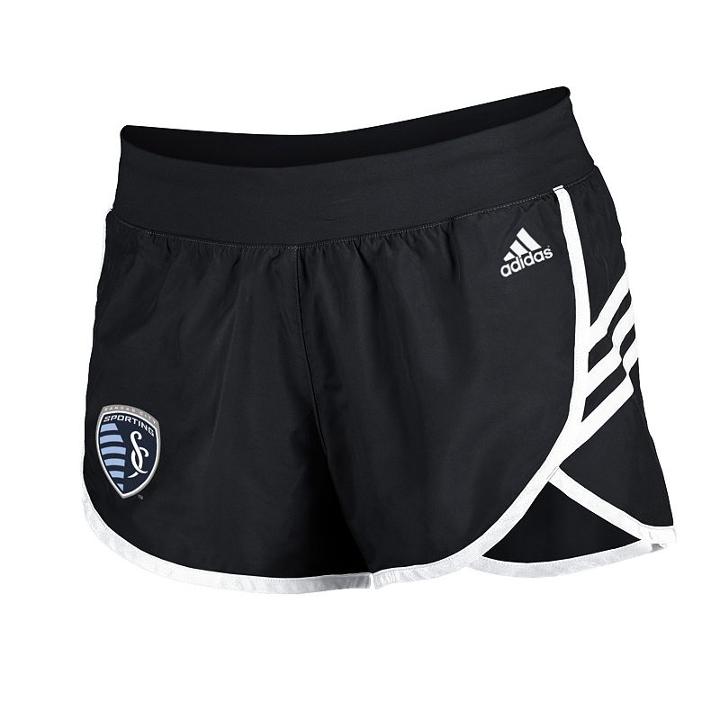 Women's Adidas Sporting Kansas City Logo Driven Shorts, Size: Small, White