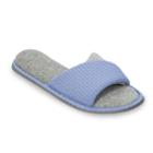 Dearfoams Women's Waffle Textured Twist Slide Slippers, Size: Large, Brt Orange