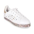 Wanted Women's Star Cutout Sneakers, Size: 8.5, White