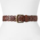 Sonoma Goods For Life&trade; Braided Riveted Belt, Women's, Size: Medium, Brown
