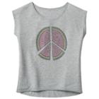 Girls 7-16 & Plus Size So&reg; Graphic Top, Size: 18 1/2, Grey Other